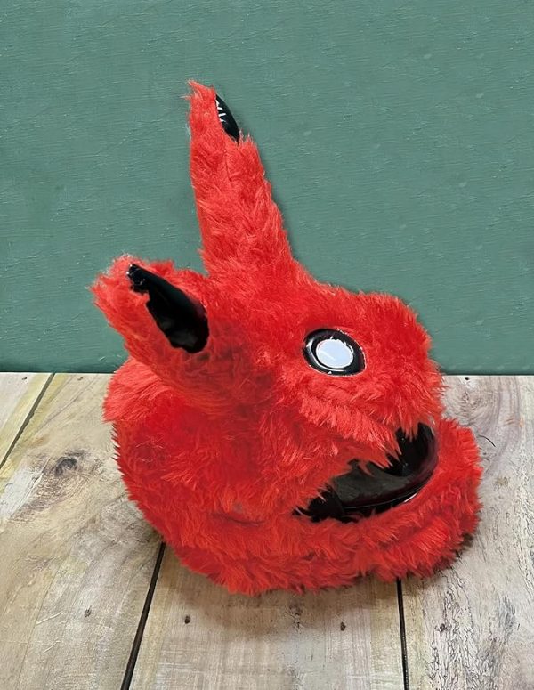 "Red Funny Face Full Helmet Cover | Motorcycle Helmet Cover - Made in Bangladesh"