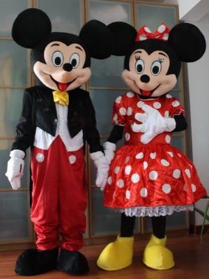 Home Mickey Mouse Adult Mascot Costume for Events and Promotions