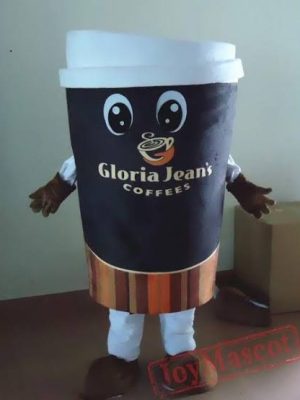 Home high quality coffee cup mascot costume | adult fancy dress suit