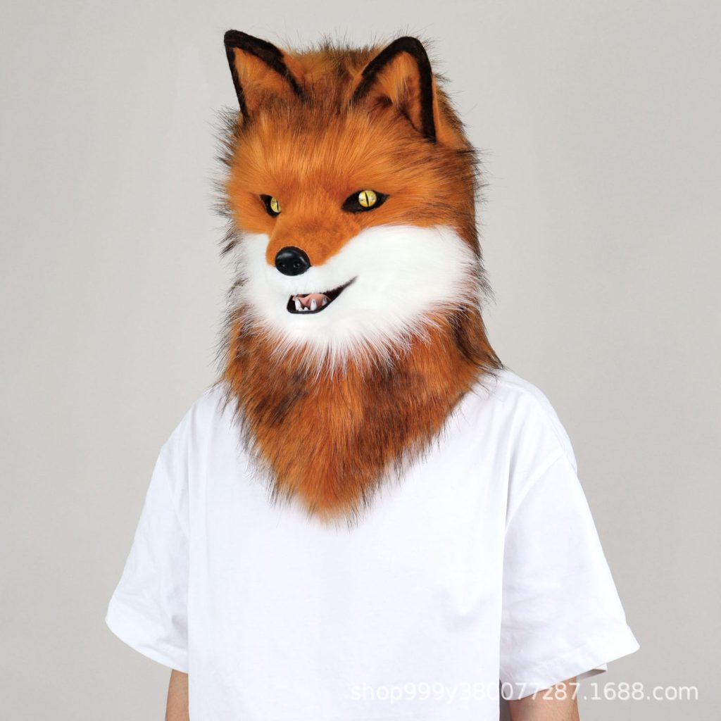 Realistic Fox Head Mask – Premium Animal Cosplay Costume | Teddy Shop BD realistic fox head mask – premium animal cosplay costume | teddy shop bd